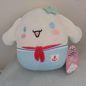 Squishmallow Sanrio Hello Kitty Cinnamoroll Sailor Plush 6 in NWT